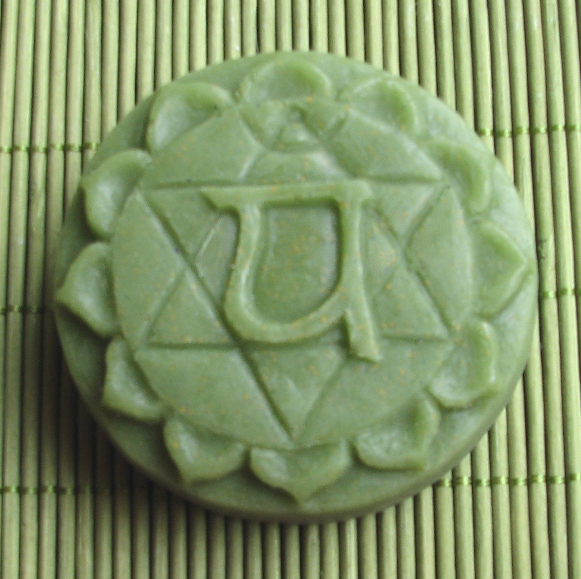 The 4th Chakra Green Soap - Rose scented